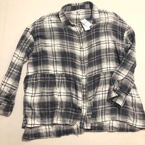 American Eagle Babydoll Flannel